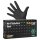 Industrade® unisex Einmalhandschuhe Nitril® StellarGrip Black schwarz Größe M, 50 St.