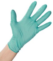 Meditrade® unisex Einmalhandschuhe Nitril® GreenGen® grün Größe L, 100 St.