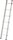Hailo Anlegeleiter S60 ProfiStep uno silber 6 Sprossen, H: 171,0 cm