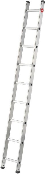Hailo Anlegeleiter S60 ProfiStep uno silber 9 Sprossen, H: 255,0 cm
