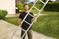 Hailo Anlegeleiter S60 ProfiStep uno silber 9 Sprossen, H: 255,0 cm