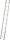 Hailo Anlegeleiter S60 ProfiStep uno silber 9 Sprossen, H: 255,0 cm