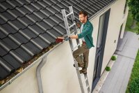 Hailo Anlegeleiter S60 ProfiStep uno silber 12 Sprossen, H: 339,0 cm
