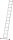 Hailo Anlegeleiter S60 ProfiStep uno silber 12 Sprossen, H: 339,0 cm