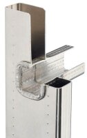 Hailo Anlegeleiter S60 ProfiStep uno silber 15 Sprossen, H: 423,0 cm