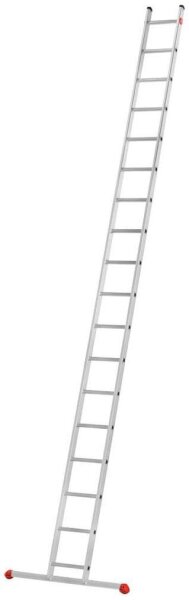 Hailo Anlegeleiter S60 ProfiStep uno silber 18 Sprossen, H: 507,0 cm