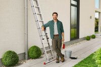 Hailo Anlegeleiter S60 ProfiStep uno silber 18 Sprossen, H: 507,0 cm