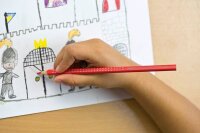 FABER-CASTELL Colour GRIP Buntstifte farbsortiert, 6 St.