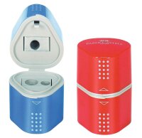 FABER-CASTELL Dosenspitzer dreifach GRIP 2001 farbsortiert