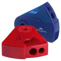 FABER-CASTELL Dosenspitzer doppelt Sleeve farbsortiert