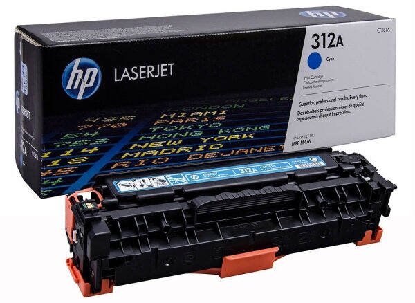 HP 312A (CF381A) cyan Tonerkartusche