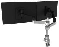 r-go Monitor-Halterung Zepher 4 C2 Twin silber, schwarz...