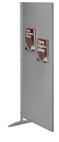 Kerkmann Trennwand Metropol 45696614, silber 77,0 x 165,0 cm, 1 St.