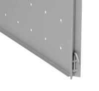 Kerkmann Trennwand Metropol 45696614, silber 77,0 x 165,0 cm, 1 St.