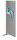 Kerkmann Trennwand Metropol 45696614, silber 77,0 x 165,0 cm, 1 St.