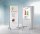 Kerkmann Trennwand Metropol 45696614, silber 77,0 x 165,0 cm, 1 St.
