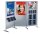 Kerkmann Trennwand Metropol 45696614, silber 77,0 x 165,0 cm, 1 St.