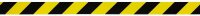 SUPRA Warnklebeband schwarz/gelb 50,0 mm x 66,0 m 1 Rolle