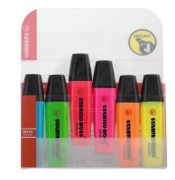 STABILO BOSS ORIGINAL Textmarker farbsortiert, 6 St.