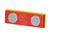 DURABLE Selbstklebende Magnete 891700, Magnet, rot/gelb, 10 St.