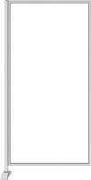 Kerkmann Trennwand Metropol 45691784, transparent 77,0 x...