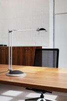 MAUL MAULbusiness LED Schreibtischlampe silber 8,6 W