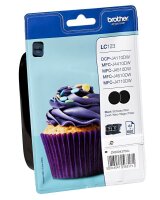 brother LC-123BK schwarz Druckerpatronen, 2er-Set