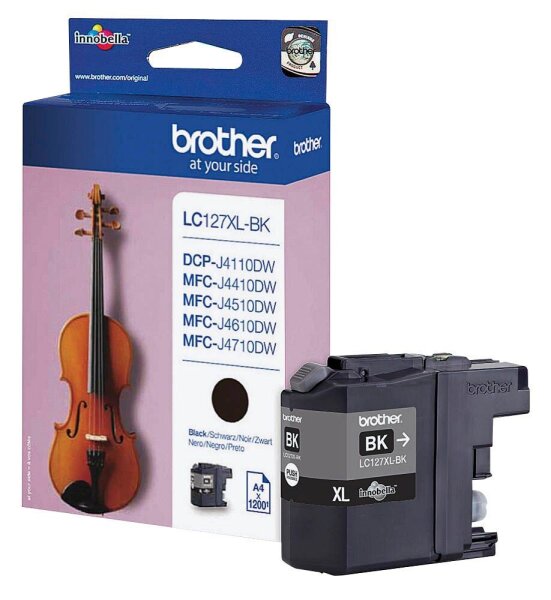 brother LC-127XLBK schwarz Druckerpatrone