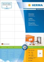 HERMA Etiketten 4263 weiß 70,0 x 33,8 mm, 100 Blatt