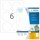 HERMA Etiketten 4478 weiß 85,0 x 85,0 mm, 100 Blatt