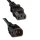goobay Geräte C14/Geräte C13 Kabel Kaltgeräte-Verlängerungskabel 1,5 m schwarz, 1 St.