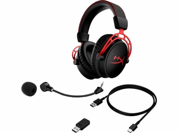 HyperX™ Cloud Alpha Gaming-Headset schwarz, rot
