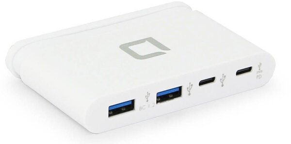 DICOTA USB-Hub 4-in-1 4-fach weiß