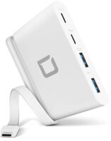 DICOTA USB-Hub 4-in-1 4-fach weiß