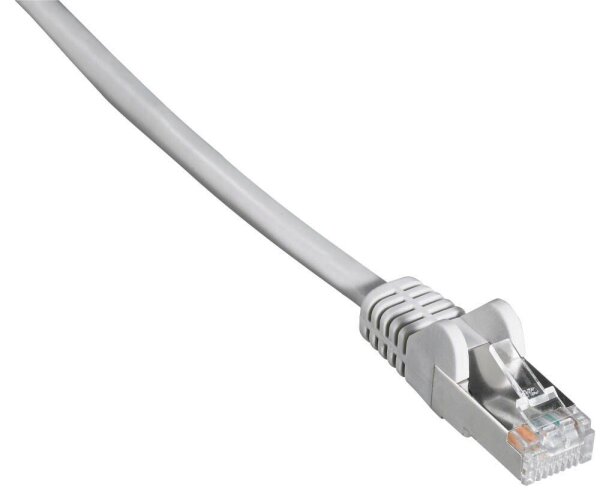goobay RJ-45 Netzwerkkabel 20,0 m grau bis zu 1,00 Gbit/Sek. bis zu 100 MHz, 1 St.