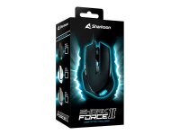 Sharkoon SHARK Force II Gaming Maus kabelgebunden schwarz