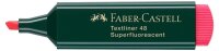 FABER-CASTELL 48 Textmarker rot, 1 St.