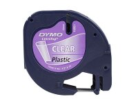 DYMO Schriftband LetraTag 16951 S0721530, 12 mm, schwarz...