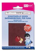 VELOFLEX Dokumentenhülle Document Safe®ePass Schutzhülle rot 10,0 x 13,5 cm, 1 St.