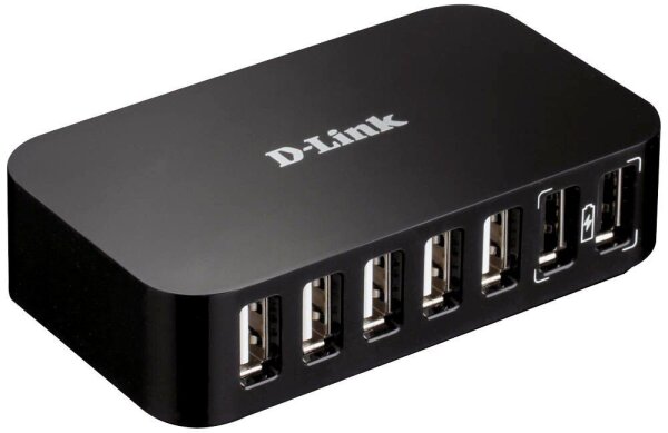 D-Link USB-Hub DUB-H7 7-fach schwarz