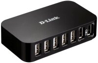 D-Link USB-Hub DUB-H7 7-fach schwarz