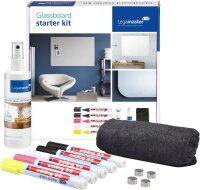 Legamaster Glas-Magnettafel Zubehör-Set Starter kit...