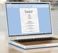 SIGEL Briefpapier Granit grau DIN A4 200 g/qm 50 Blatt