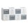 KATRIN Papierhandtücher 61624 Non Stop M 2 Easy Flush Interfold-Falzung 2-lagig weiß, 2.400 Tücher