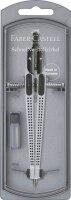 FABER-CASTELL Zirkel GRIP 2001 silber, 1 St.