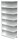 Kerkmann Schwerlastregal Progress 50965111 lichtgrau 96,0 x 30,0 x 225,0 cm