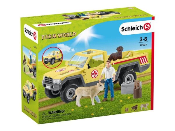 Schleich® Farm World 42503 Tierarztbesuch auf dem Bauernhof Spielfiguren-Set