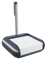 SIGEL Zettelbox eyestyle® grau inkl. Haftnotizblock,...