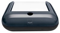 SIGEL Zettelbox eyestyle® grau inkl. Haftnotizblock, 200 Blatt, 1 St.