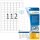 HERMA Etiketten 4211 weiß 25,4 x 16,9 mm, 25 Blatt
